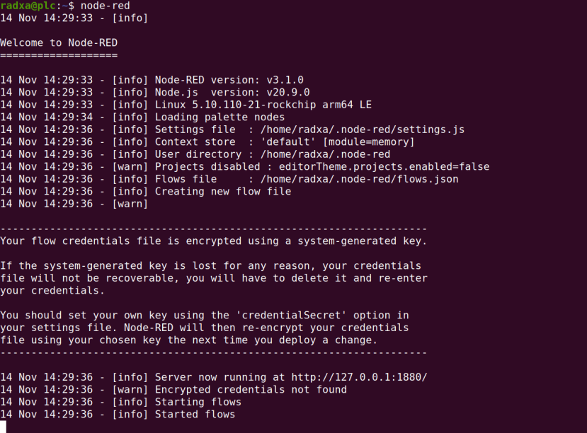 Running Node-RED