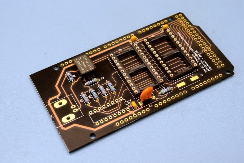 Interface build - board with basic components fitted