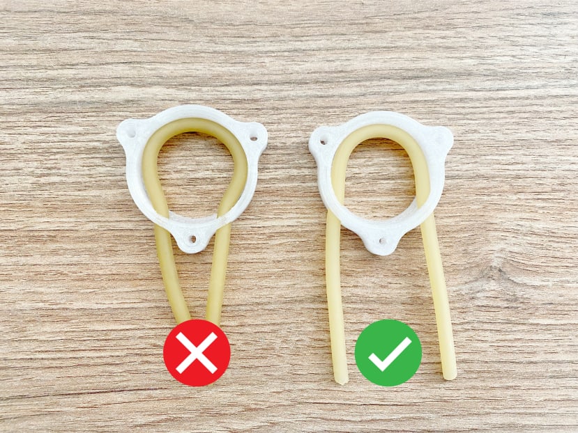 fixing the rubber tube in the peristaltic pump
