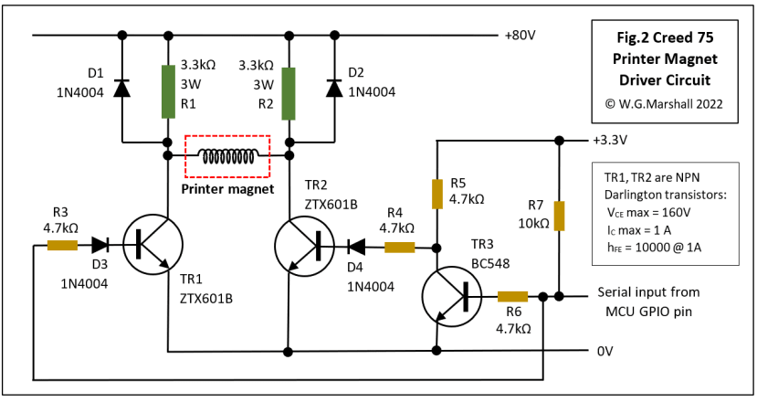 Printer Magnet Driver Circuit