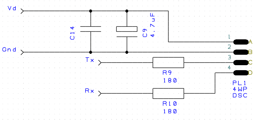 Circuit connecting to Bluetooth module