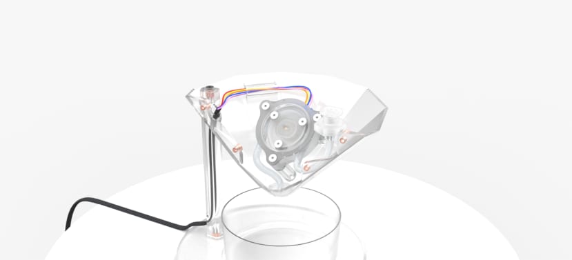 Artist impression of the Smart Glacier - view of peristaltic pump