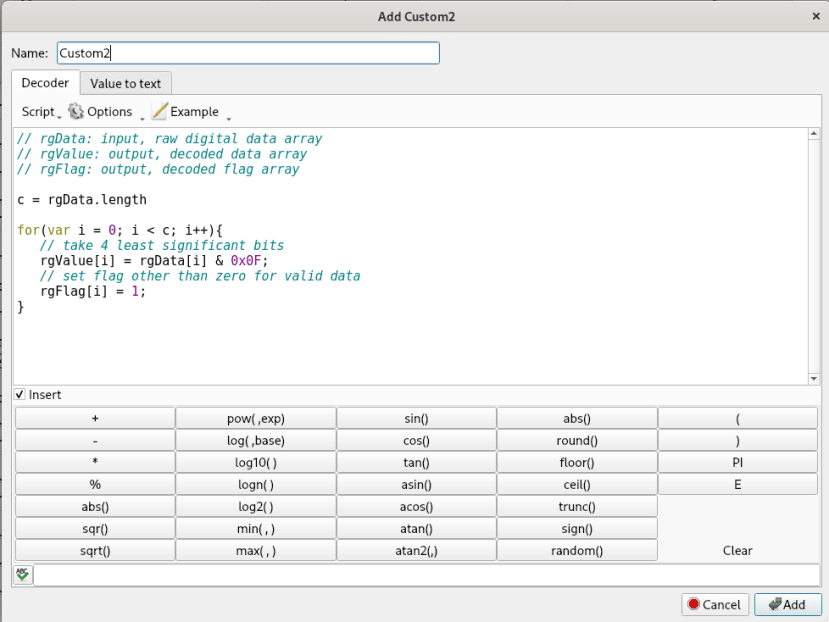 Custom protocol