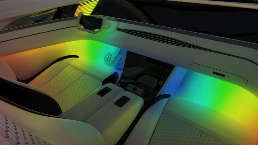 Car Interior - dynamic lighting solutions