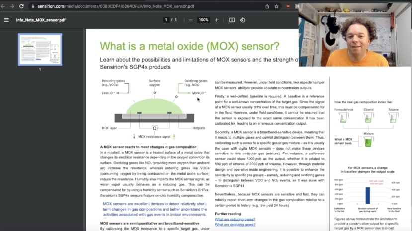 Datasheet for SGB40 - What is a metal oxide (MOX) sensor