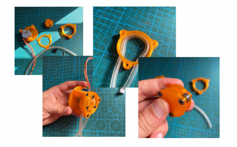 Creating a 3D printed pump