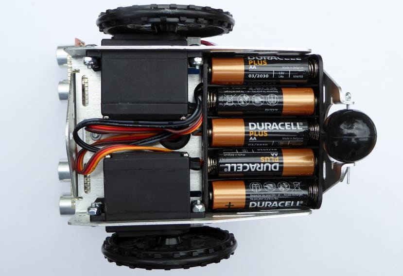 The power underneath a mobile robot