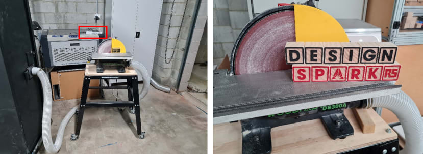 ESDK monitoring during sanding