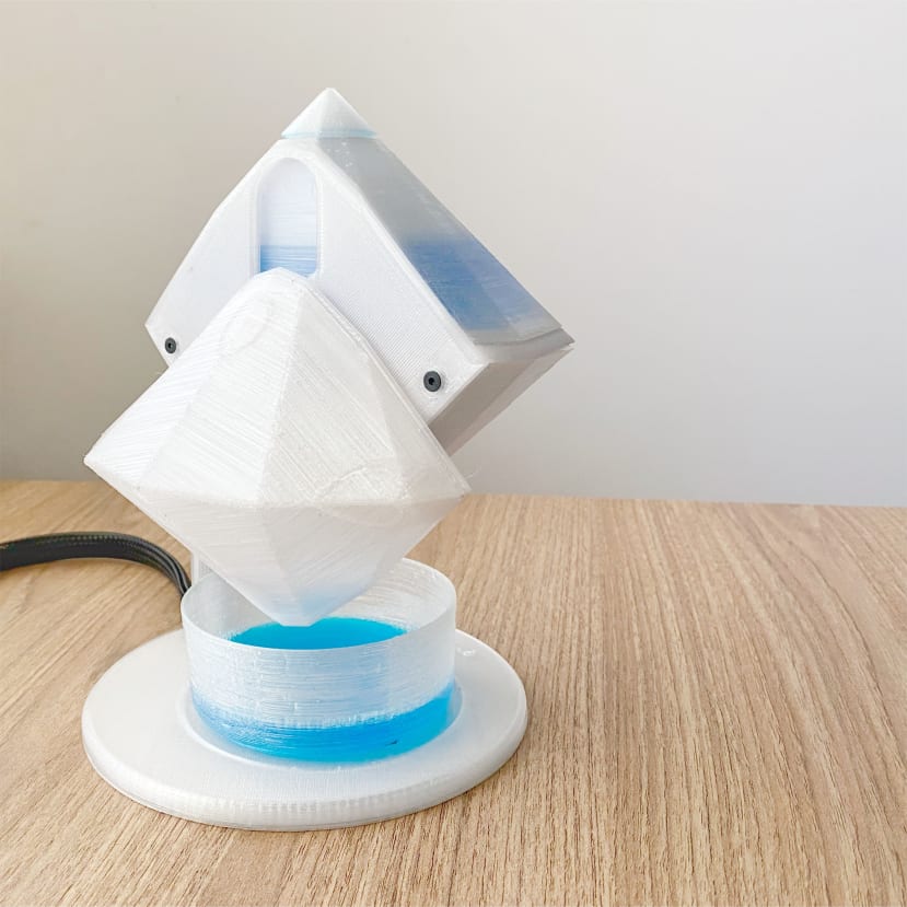 Smart Glacier - Showing collapsed side