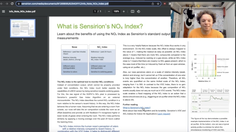 Datasheet for SGB40 - What is Sensirion's NOx Index