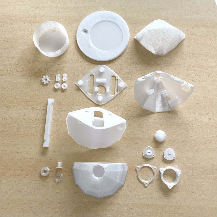 3D Printed parts of Smart Glacier