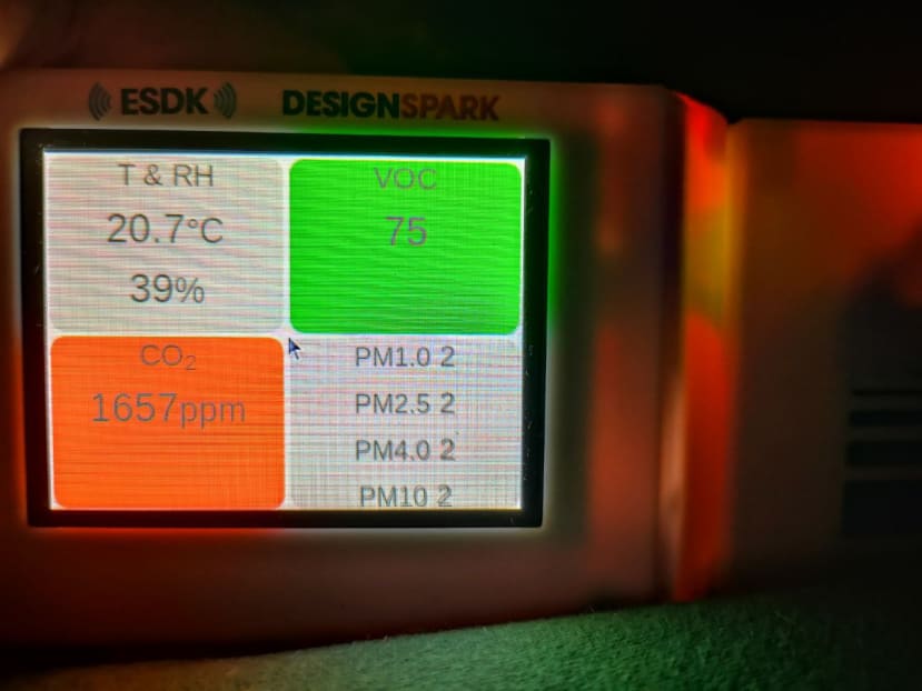 First air quality data