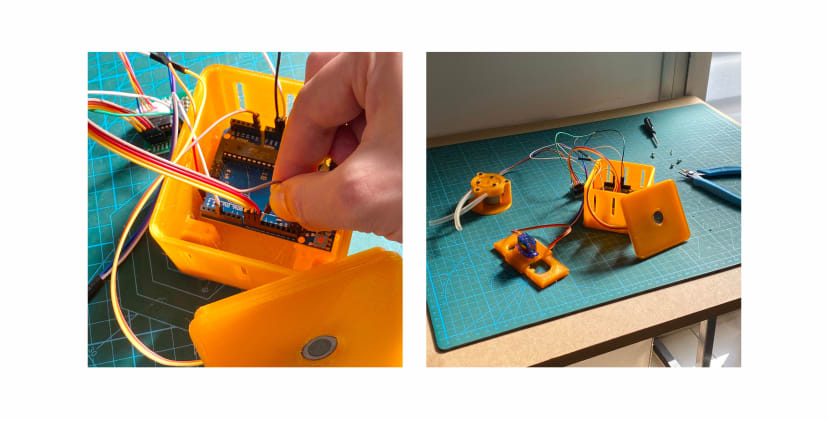 Arduino housed in 3D printed enclosure