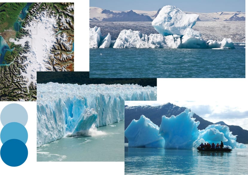 Inspiration for glacier design