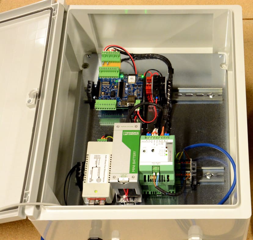 System housed in an RS Pro Enclosure