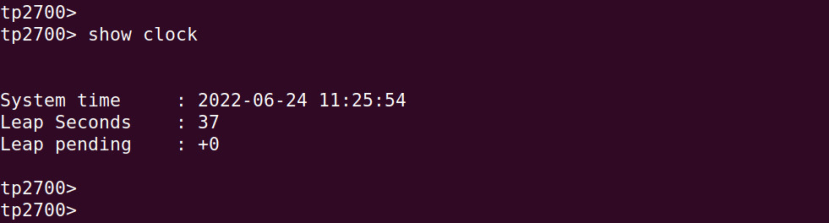 UTC offset from the configured value of 37 to 35