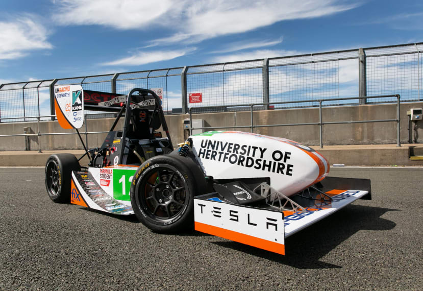 University of Hertfordshire Car on Track