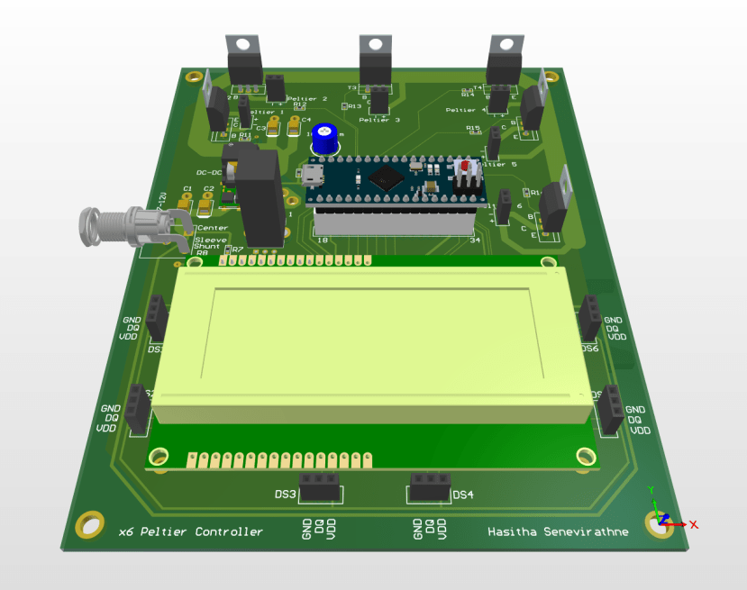 Microfluidic System PCB