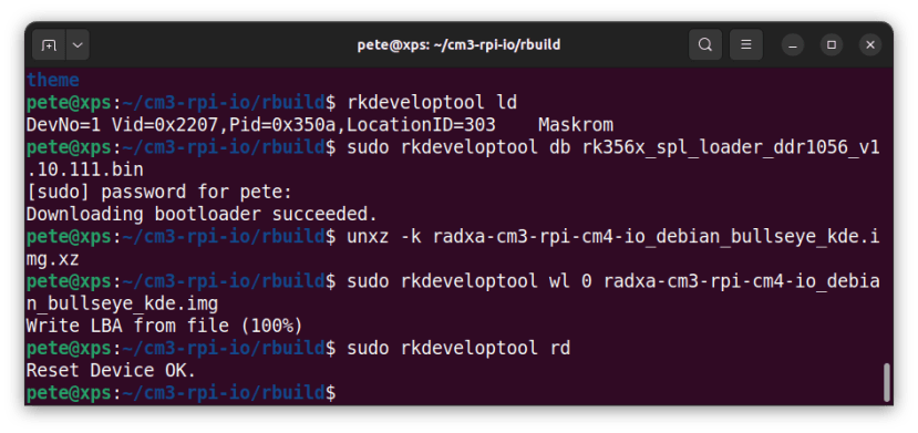 Installation complete and system has started successfully