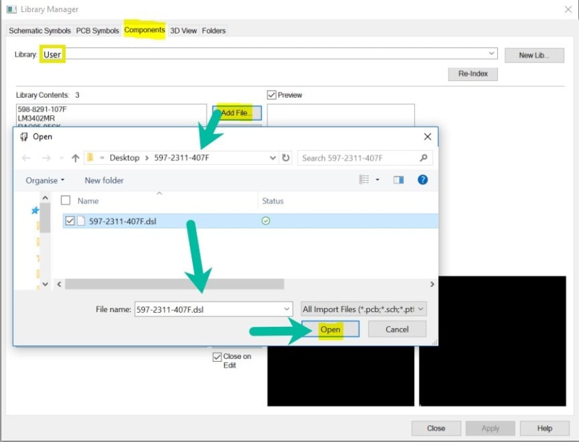 Finally, we extract the component information from the .dsl file