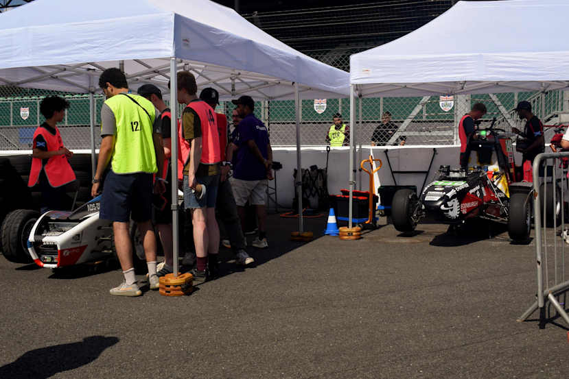 Preparing the car