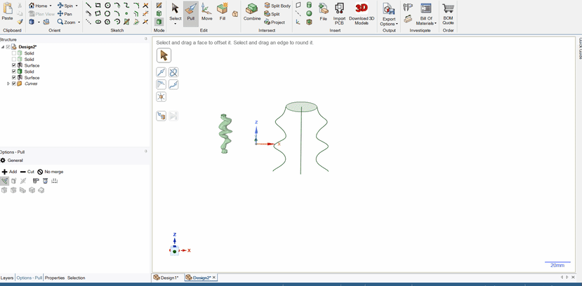 Add a Sweep for more than one trajectory – DesignSpark Support