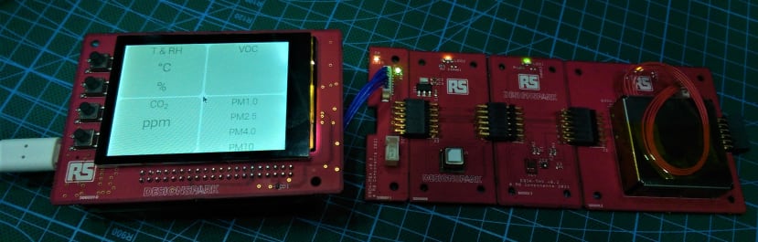 ESDK - Control and Sensor boards connected
