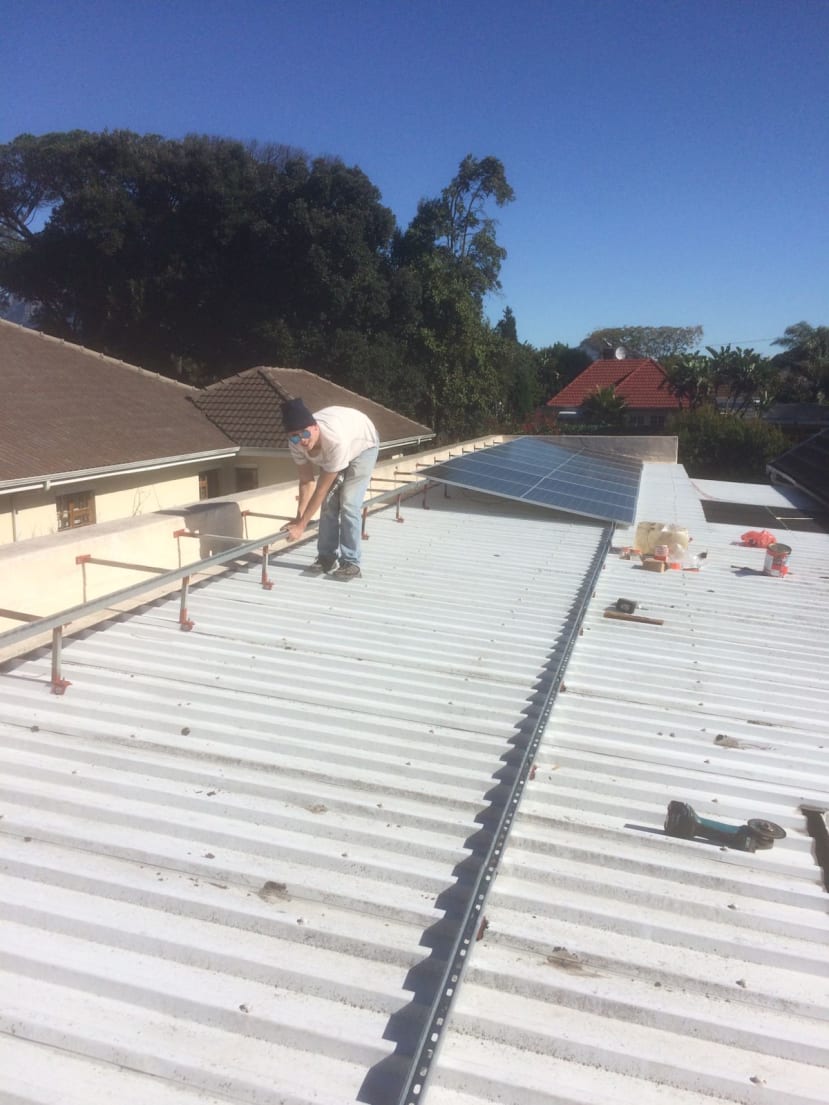 Personal Solar System on roof