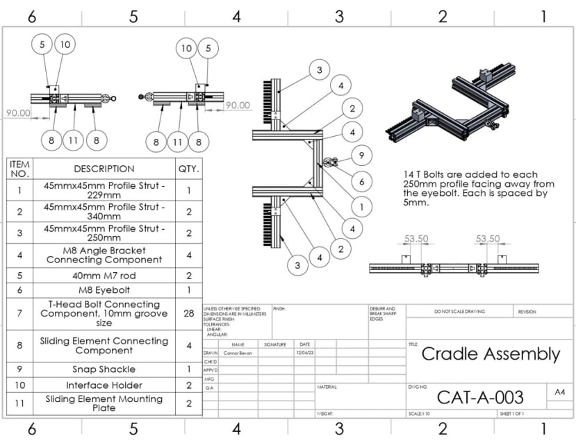 Cradle Assembly