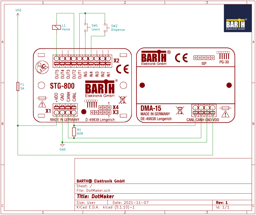 DotMaker circuit diagram