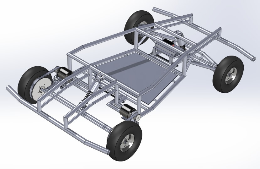 HeliosRover Rear Isometric View