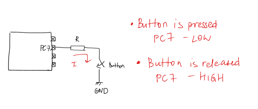 User button schematic
