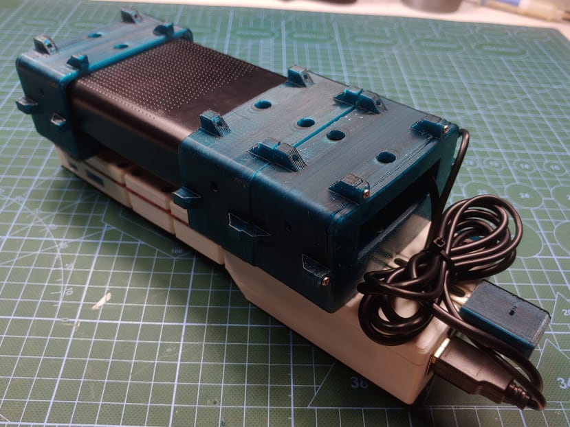 Finished Mobile ESDK Air Quality Logger - Rear View