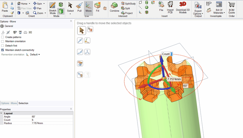 Pattern count is shown reduced