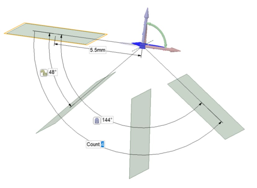 Drag the arrow clockwise or anticlockwise