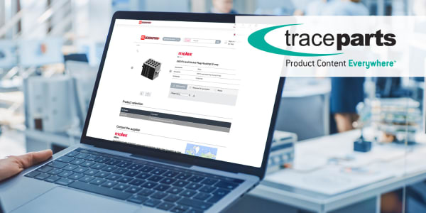 TraceParts consolidate the existing 3D catalogs of RS Components