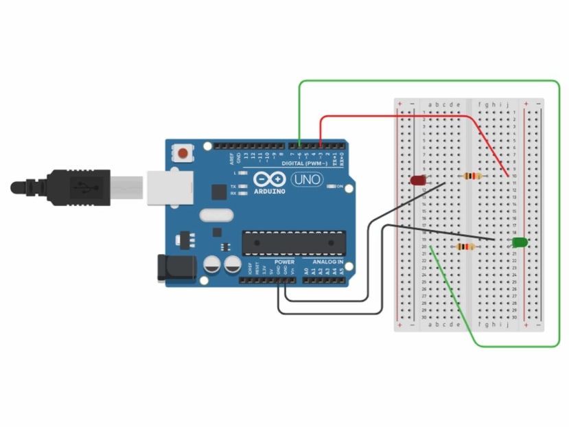 Fordi fange transaktion Working with two LEDs and Arduino