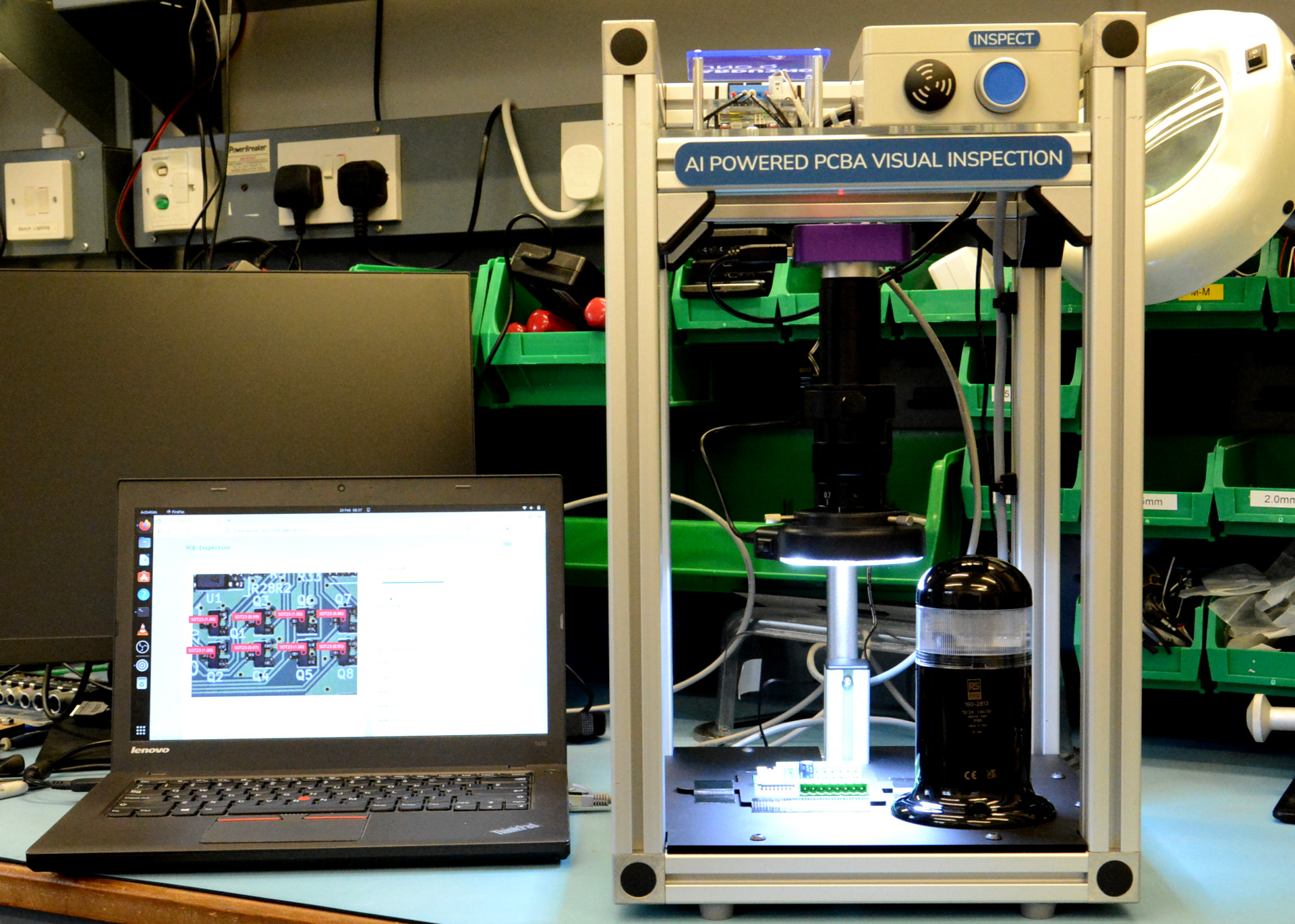 Automating inspection of PCBs with Arduino