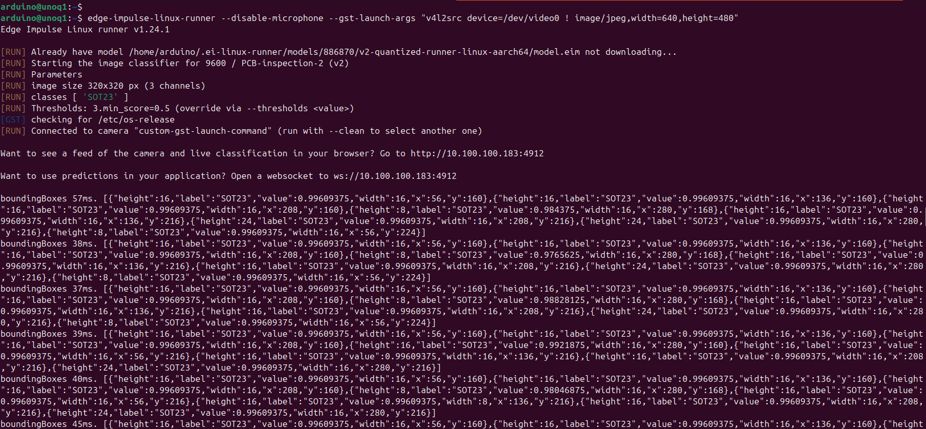 EDGE IMPULSE Deployment