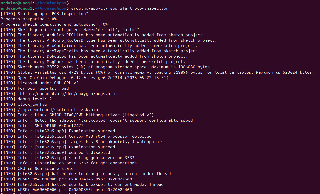 Starting app