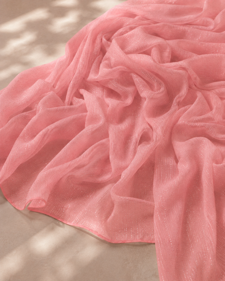 Rosé Lumière Premium Chiffon Hijab view 3