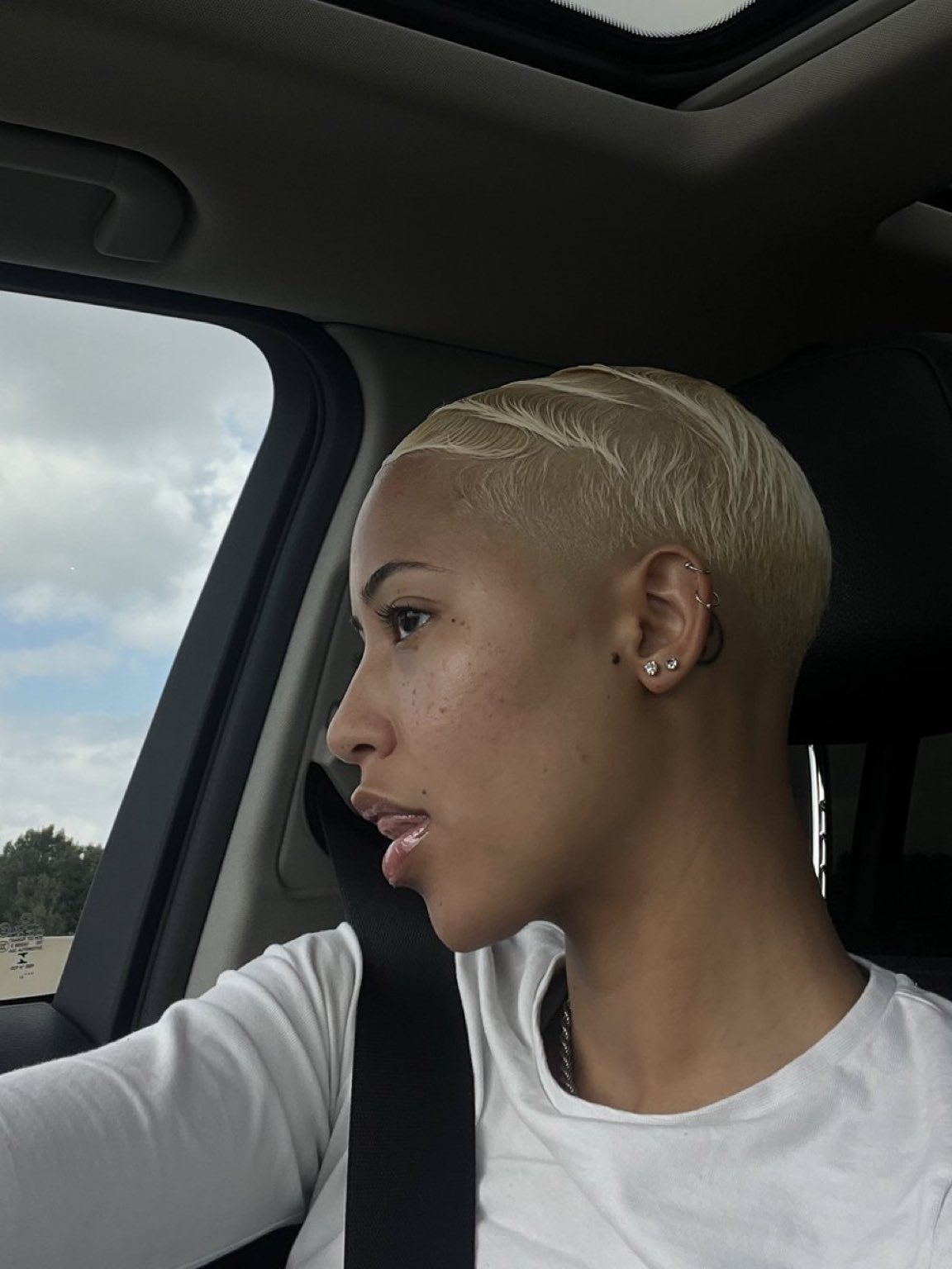 Haircut with color