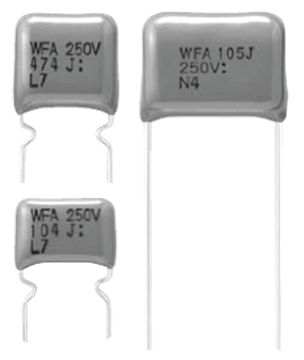 聚丙烯膜电容(CBB)ECWF2W105KA