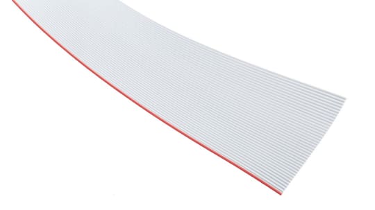3365 40 100ft 3m 1 27mm 40 Way Flat Ribbon Cable Grey Sheath 50 8 Mm Width 30m Length Rs