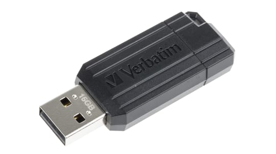 Melbourne Slid konjugat 49063 | Verbatim PinStripe 16 GB USB 2.0 USB Stick | RS