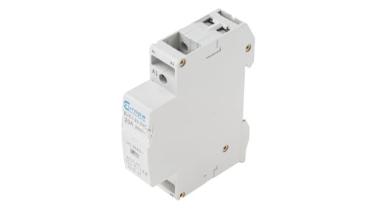 EUC1-20-2NC | Contactor de 2 polos, NC, 20 A, bobina 230 V ac, 4 kW | RS