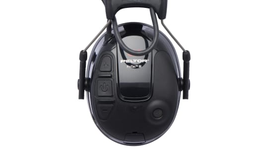 3M PELTOR 電子式イヤーディフェンダー / 電子防音イヤーマフ ヘッドバンド 黒, 遮音値/SNR:26dB
