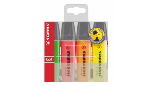 70 4 Stabilo Boss Assorted Highlighter Pen Rs