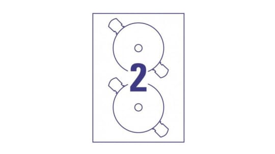L7676-25 | Avery CD & DVD Label | RS