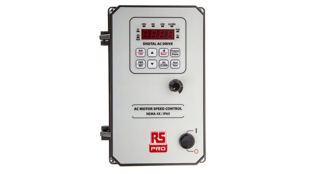 Rs Pro Inverter Drive 3 Phase In 50 60hz Out 0 75 Kw 230 V Ac 3 6 A Rs